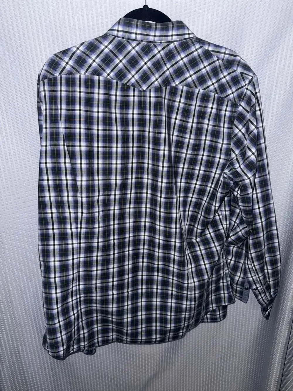Banana Republic Men's Slim Fit Long Sleeve Plaid Button Down Shirt